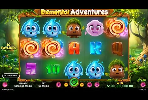 Elemental Adventures gameboard