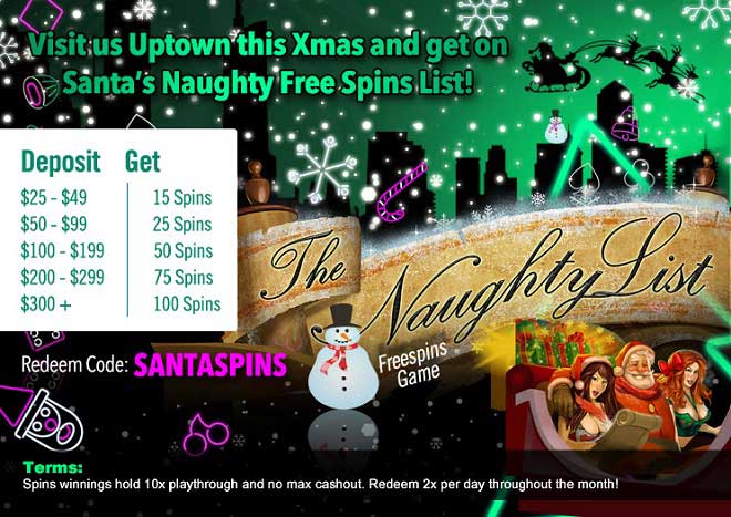 Uptown Aces Free Spins