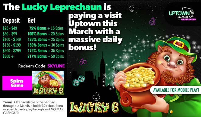Uptown Aces Free Spins
