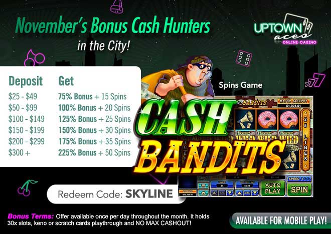 November Bonus Cash Hunter