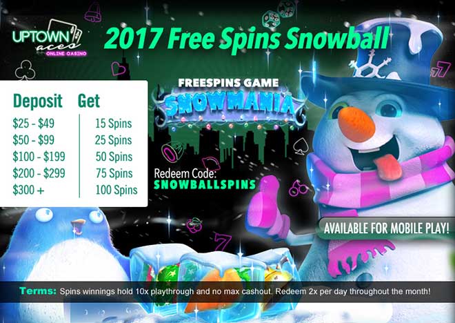 Uptown Aces Free Spins