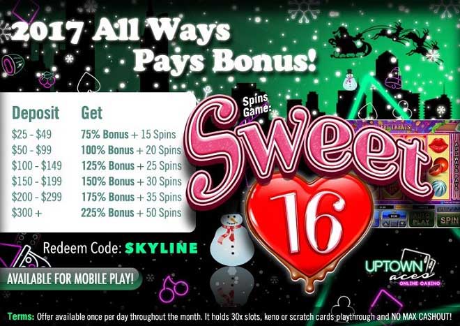 Uptown Aces Free Spins