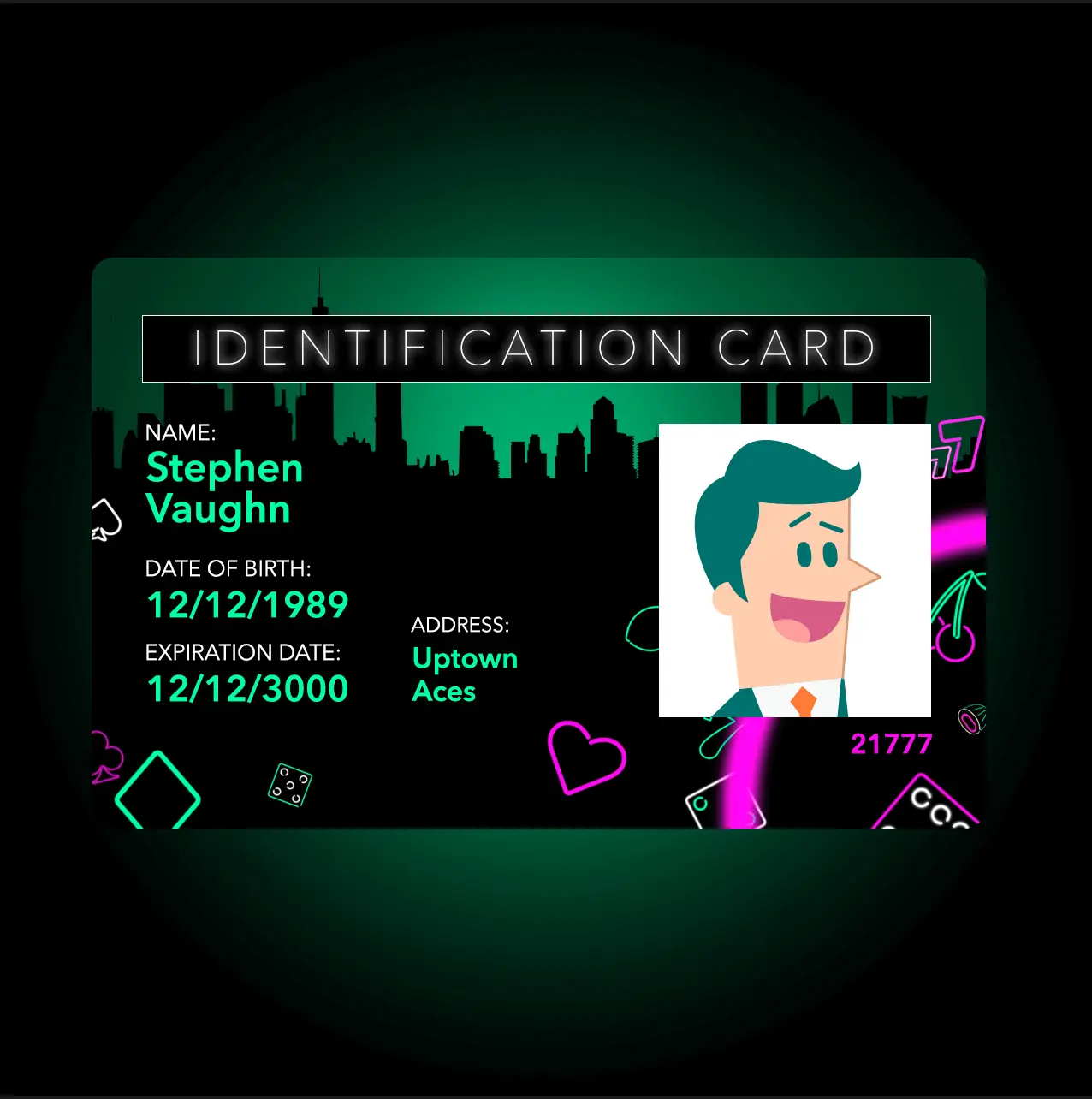 Front of ID